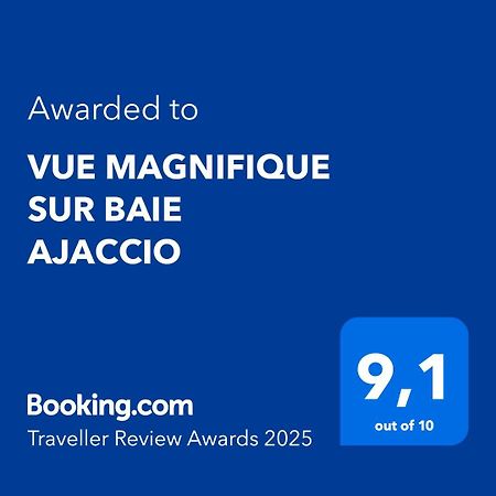 Appartamento Vue Magnifique Sur Baie Ajaccio Porticcio  Esterno foto