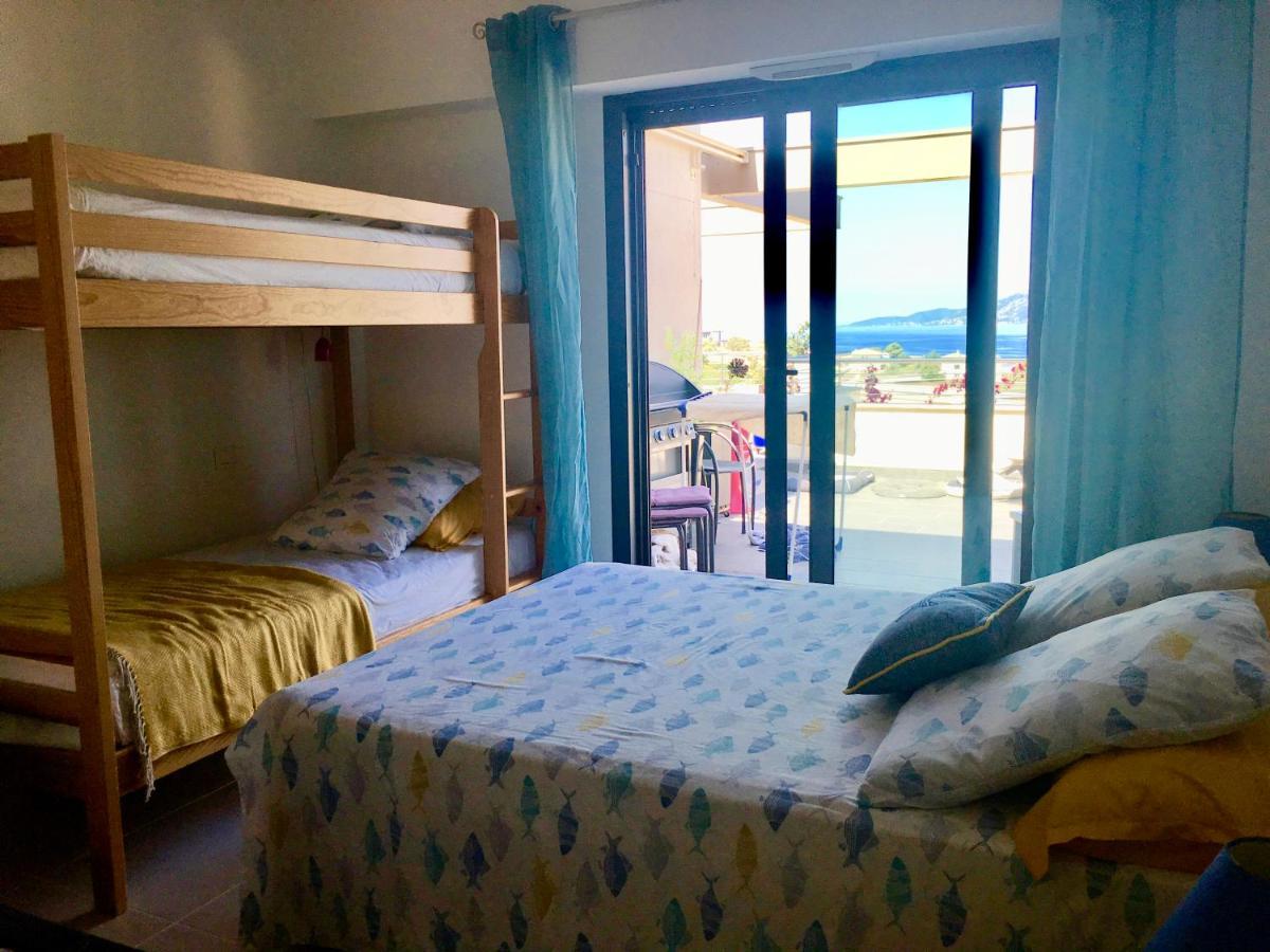 Appartamento Vue Magnifique Sur Baie Ajaccio Porticcio  Esterno foto