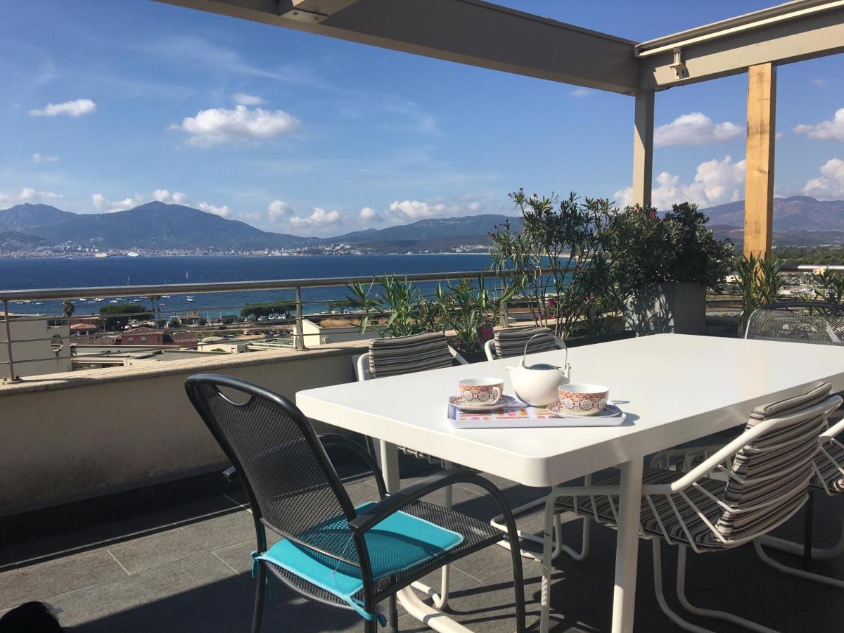 Appartamento Vue Magnifique Sur Baie Ajaccio Porticcio  Esterno foto