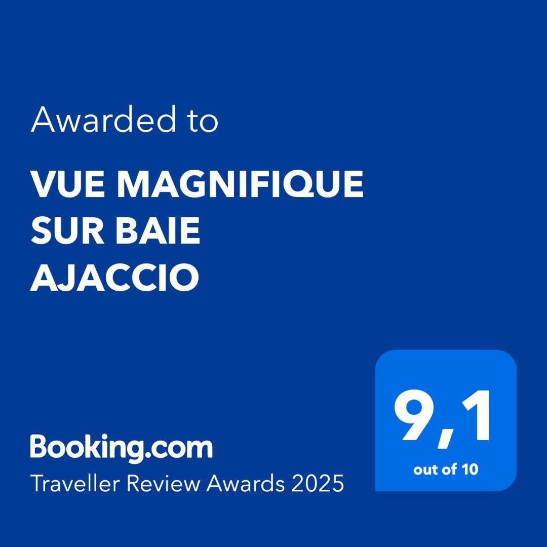 Appartamento Vue Magnifique Sur Baie Ajaccio Porticcio  Esterno foto